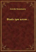 Biada tym ustom... - ebook