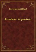 Przedmiot do powieści - ebook