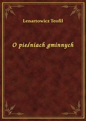 : O pieśniach gminnych - ebook