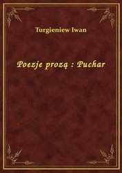 : Poezje prozą : Puchar - ebook